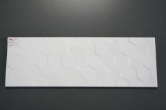 Płytki ścienne Charisma Hexagon White 25×75 cm